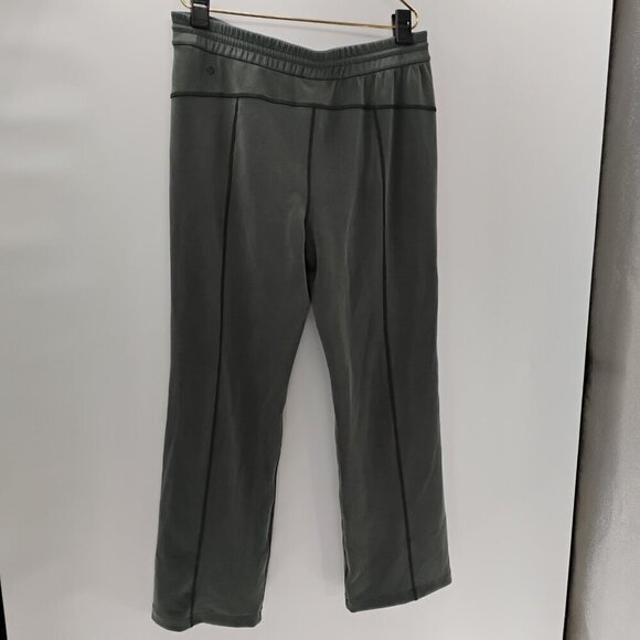 Lululemon Softstreme High-Rise Pant Size 14 r Grey Eucalyptus - Picture 8 of 14